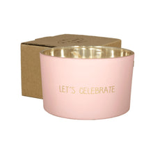 Carica l&#39;immagine nel visualizzatore di Gallery, Candela di soia MyFlame 13x9 Let&#39;s Celebrate
