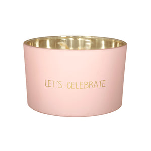 Candela di soia MyFlame 13x9 Let's Celebrate