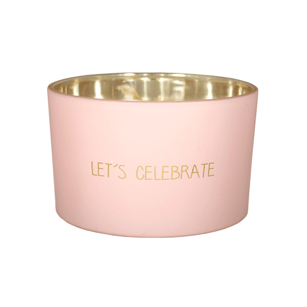 Candela di soia MyFlame 13x9 Let's Celebrate