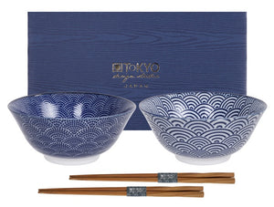 Set ramen Tokyo Design Studio Nippon Blue