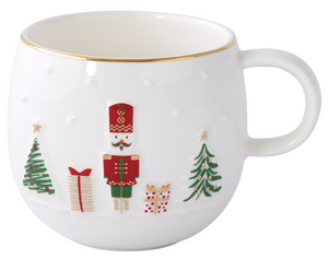 Tazza Mug porcellana nutcracker 300 ml LET IT SNOW