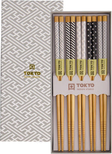 Set bacchette sushi Tokyo Design Pastel Green