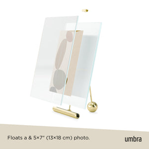 Cornice portafoto 20x25 Flute ottone