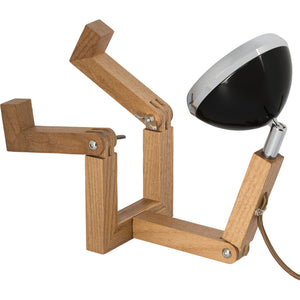 Mini Wattson Lampada da Tavolo Vintage White - Fashion Black