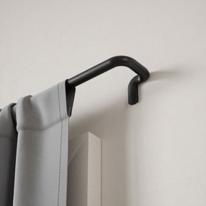 bastone per tende regolabile Twilight cm.76-213 nero