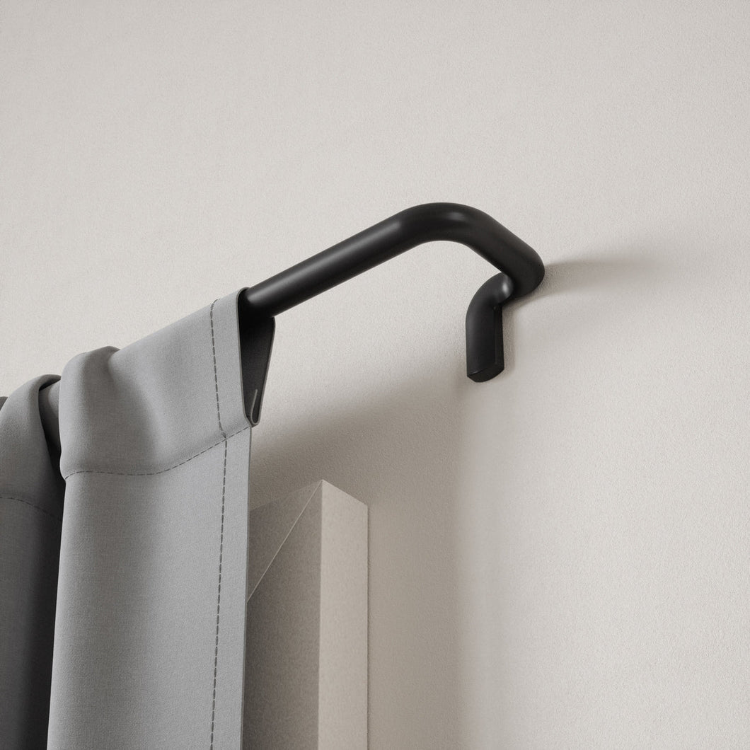 bastone per tende regolabile Twilight cm.76-213 nero