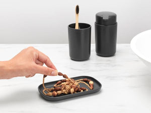 Set 3 accesori bagno ReNew Dark Grey