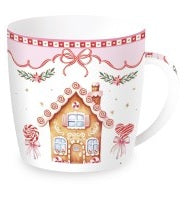 Carica l&#39;immagine nel visualizzatore di Gallery, Tazza in porcellana con scatola di latta &quot;Sweet Christmas&quot;
