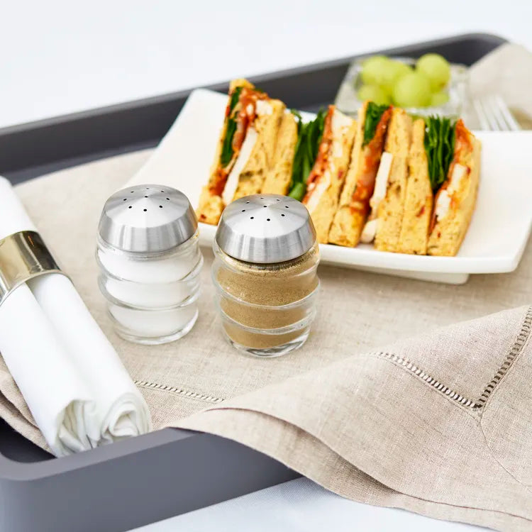 Cole & Mason - Bray glass shakers set , 7 cm set sale e pepe