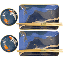 Carica l&#39;immagine nel visualizzatore di Gallery, Set sushi Tokyo Design Studio Koi Fish
