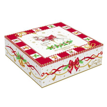 Carica l&#39;immagine nel visualizzatore di Gallery, Set 4 piatti dessert in porcellana in Christmas Tale
