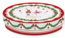 Carica l&#39;immagine nel visualizzatore di Gallery, Set 4 piatti dessert in scatola regalo MAGIE DE NOEL
