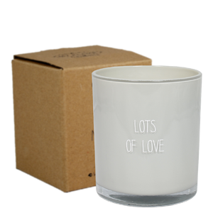 Candela di soia LOTS OF LOVE di MyFlame  8*8