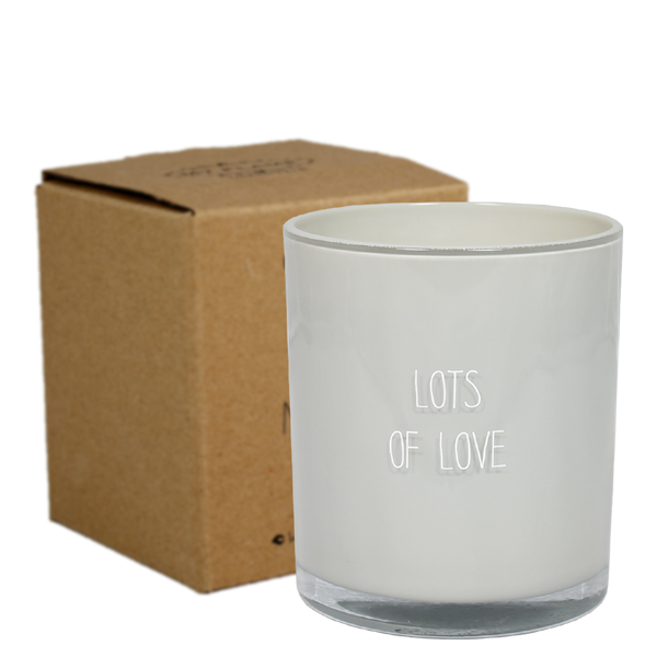 Candela di soia LOTS OF LOVE di MyFlame  8*8