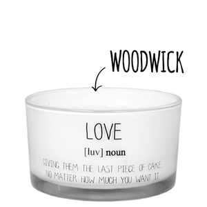 Candela di soia Love MyFlame 5*9