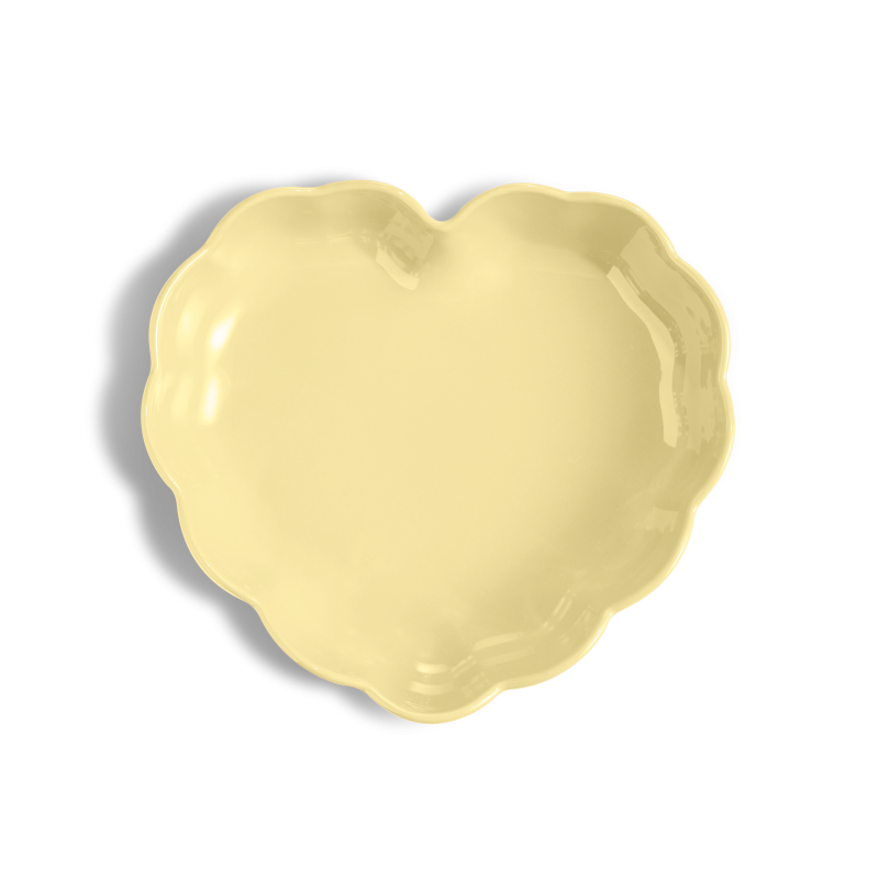 Stampo tortiera cuore  Emile Henry Giallo Vaniglia