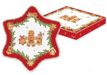 Carica l&#39;immagine nel visualizzatore di Gallery, Piatto a stella in porcellana Fancy Gingerbread
