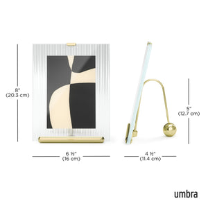 Cornice portafoto 20x25 Flute cromata