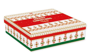 Set di 6 tazzine da caffè in porcellana con piattino in confezione regalo ENJOY YOUR CHRISTMAS