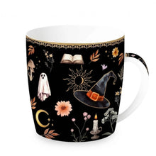 Carica l'immagine nel visualizzatore di Gallery, Tazza porcellana in scatola di latta Halloween Night
