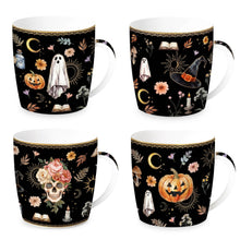 Carica l'immagine nel visualizzatore di Gallery, Tazza porcellana in scatola di latta Halloween Night
