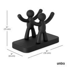 Carica l'immagine nel visualizzatore di Gallery, Portatovaglioli Buddy nero
