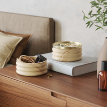 Carica l&#39;immagine nel visualizzatore di Gallery, Portagioie in legno Tesora Wood ottone Umbra
