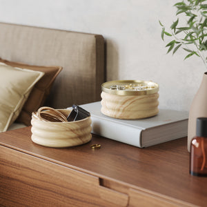 Portagioie in legno Tesora Wood ottone Umbra