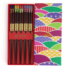 Carica l&#39;immagine nel visualizzatore di Gallery, Set bacchette sushi Tokyo Design Wooden Multi Color
