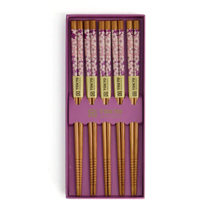 Set bacchette sushi Tokyo Design Purple Sakura