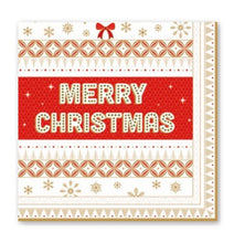 Carica l&#39;immagine nel visualizzatore di Gallery, Confezione di 20 tovaglioli in carta ENJOY YOUR CHRISTMAS

