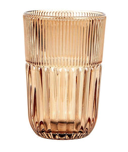 Set 6 tumbler alti in vetro "Qualcosa d'Antico" Ambra Livellara