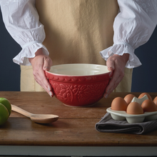 Carica l&#39;immagine nel visualizzatore di Gallery, Ciotola Mixing Bowl Ø21 &quot;In The Forest - Hedgehog Red&quot;
