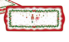 Carica l&#39;immagine nel visualizzatore di Gallery, Vassoio in porcellana 35*15 in confezione regalo MAGIE DE NOEL
