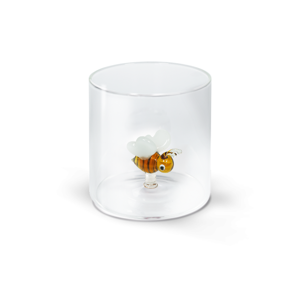 Bicchiere in vetro con soggetto interno WD Lifestyle Ape