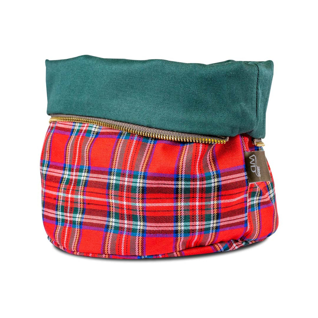 Sacchetto riscaldabile per pane WD Lifestyle Scozzese Rosso