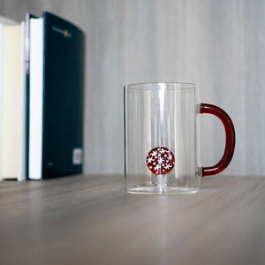Tazza in vetro borosilicato Biscotto