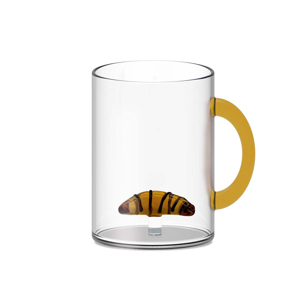 Tazza in vetro borosilicato Brioche