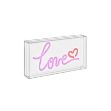 Carica l&#39;immagine nel visualizzatore di Gallery, Insegna neon con scritta decorativa Love
