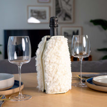 Carica l&#39;immagine nel visualizzatore di Gallery, Raffreddavino fascia refrigerante Pelliccia Eco Bianca
