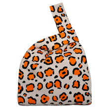 Carica l'immagine nel visualizzatore di Gallery, Borsa a nodo con lavorazione a maglia decoro Leopardato - Saldi

