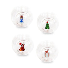 Carica l'immagine nel visualizzatore di Gallery, Porta candela tea-light in vetro Albero di Natale
