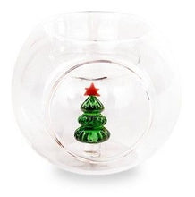 Carica l'immagine nel visualizzatore di Gallery, Porta candela tea-light in vetro Albero di Natale
