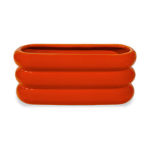 Carica l'immagine nel visualizzatore di Gallery, Portavaso oblungo cm.25 Arancio
