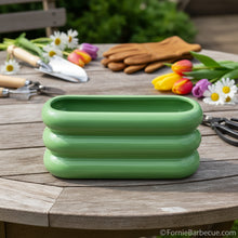 Carica l'immagine nel visualizzatore di Gallery, Portavaso oblungo cm.25 Verde
