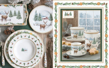 Carica l&#39;immagine nel visualizzatore di Gallery, Set 2 tazze in porcellana di alta qualità in scatola regalo &quot;White Forest&quot;
