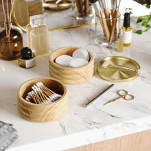 Carica l&#39;immagine nel visualizzatore di Gallery, Portagioie in legno Tesora Wood ottone Umbra
