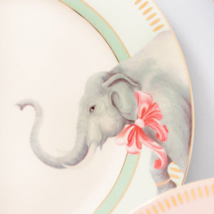 Set 4 piatti Ø26 Yvonne Ellen Lion/Elephant/Giraffe/Zebra