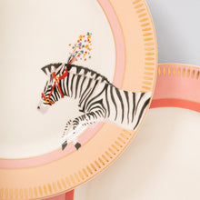 Carica l&#39;immagine nel visualizzatore di Gallery, Set 4 piatti Ø26 Yvonne Ellen Lion/Elephant/Giraffe/Zebra
