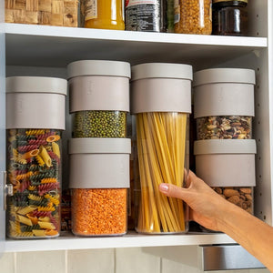 Barattolo regolabile Flip Storage Lekué Lt. 0,60 - 0,85